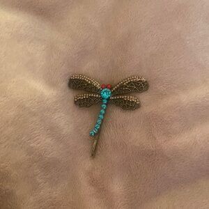 Halloween hair clip Coraline costume dragonfly gems wings